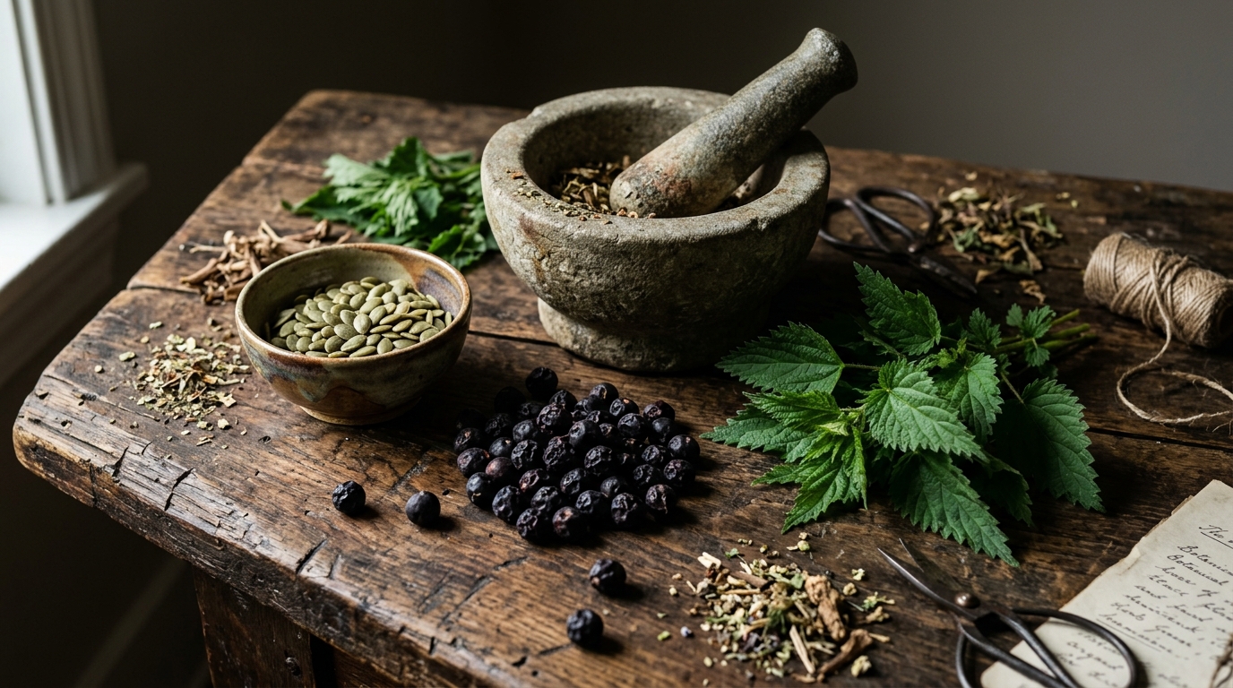 Piante officinali per il benessere maschile